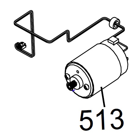MOTOR DO CARRO PARA Epson WorkForce Pro WF-C5290