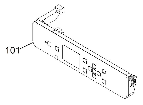 PAINEL DE CONTROLE PARA Epson WorkForce Pro WF-C5290