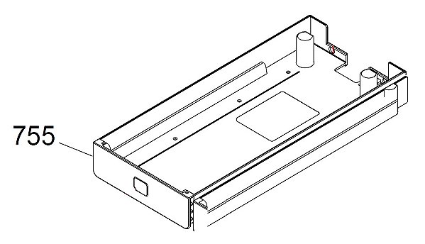 BANDEJA DA TINTA PRETA PARA Epson WorkForce Pro WF-C5810