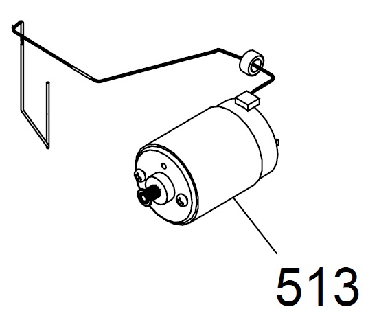 MOTOR DO CARRO PARA Epson WorkForce Pro WF-C5810