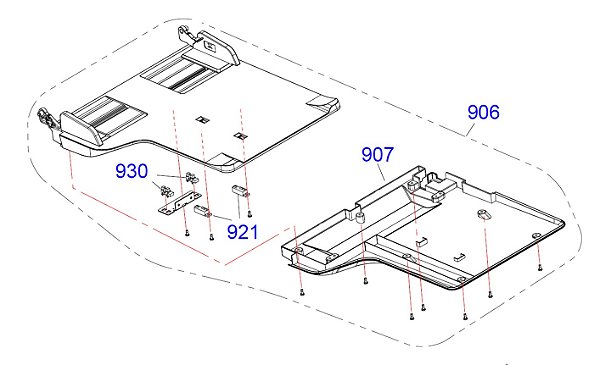 BANDEJA DO ADF PARA Epson WorkForce Enterprise WF-M21000