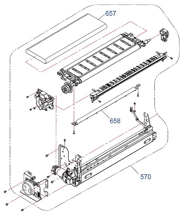UNIDADE DA CORREIA DE GAVETA (DRAWER) PARA Epson WorkForce Enterprise WF-M21000