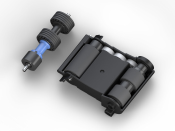 ROLETES DO ADF PARA EPSON WorkForce Enterprise AM-C550