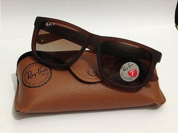 Ray ban justin polarizado marrom Clearance