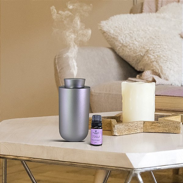 Aromatizador Olyra Wind Deluxe 10m² Rose Gold + Óleo Essencial 10ml