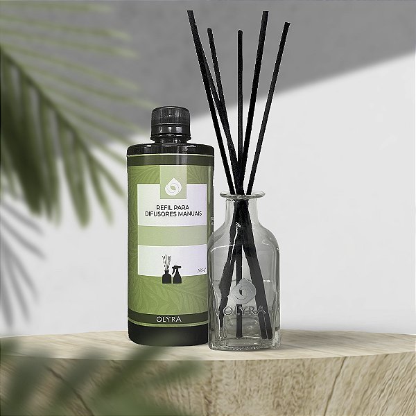 Kit Vaso Difusor Alba + 1 Refil Difusor – Sofisticação e Aromatização Completa