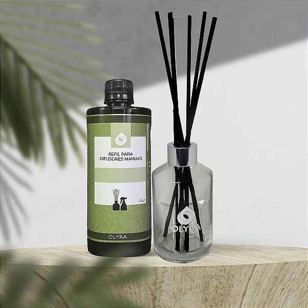 Kit Vaso Difusor Zephir + Refil Difusor – Sofisticação e Aromatização Completa