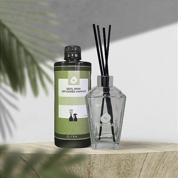 Kit Vaso Difusor Sidera + 1 Refil Difusor – Sofisticação e Aromatização Completa