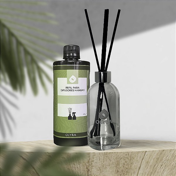 Kit Vaso Difusor Íris + 1 Refil Difusor – Sofisticação e Aromatização Completa