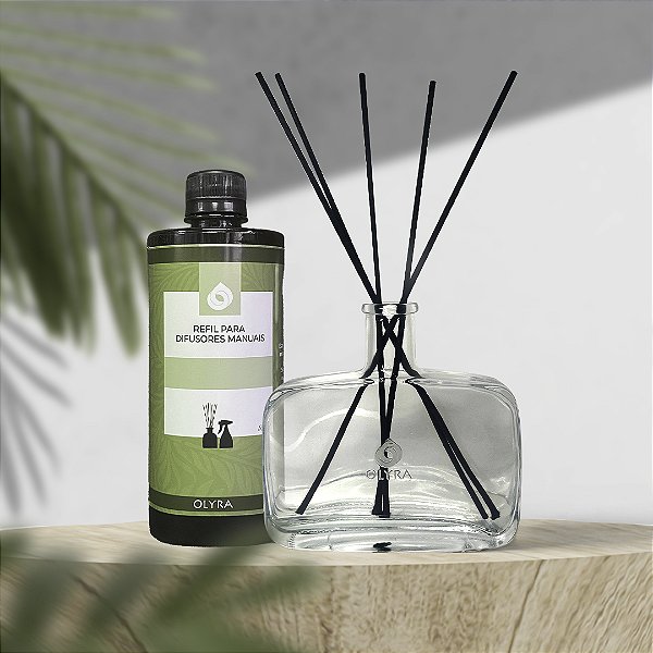 Kit Vaso Difusor Axis + 1 Refil Difusor – Sofisticação e Aromatização Completa