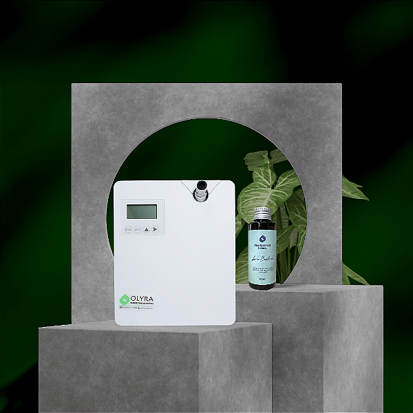 Kit Aromatizador Power 150m² Branca + Óleo Essencial 100ml