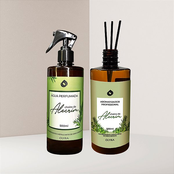 Água Perfumada + Dif. de Varetas Alecrim