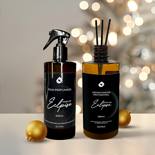Kit Natal - Água Perfumada + Difusor de Varetas Eclipse