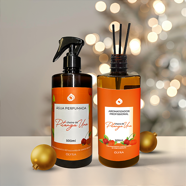 Kit Natal - Água Perfumada + Difusor de Varetas Pitanga Una