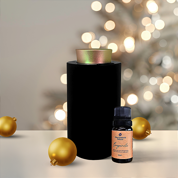Kit Natal – Wind Deluxe 10m² Black + Óleo Essencial 10 ml