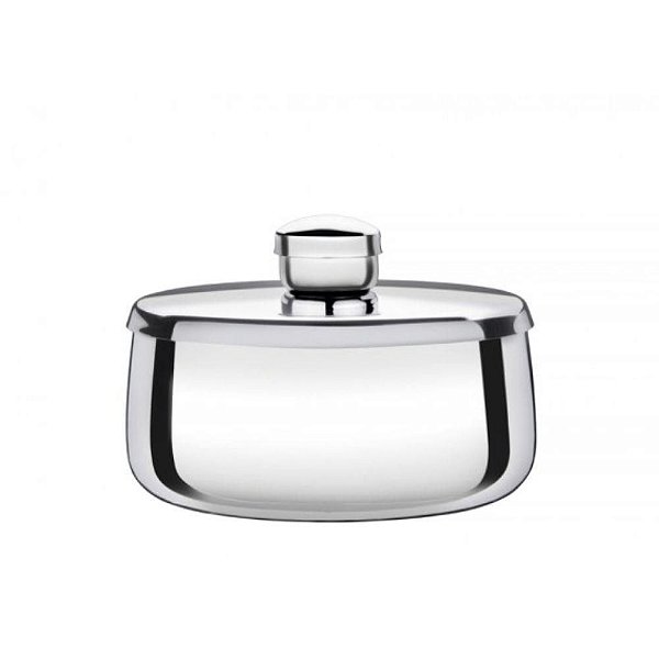 Manteigueira Tramontina Redonda em Aço Inox com Tampa