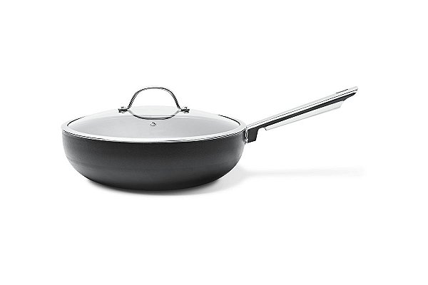 Wok com tampa Curry Ø28 cm 28 cm - Preto Brinox