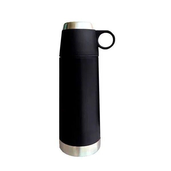 Garrafa Térmica Parede Dupla INOX BLACK 350ML Mimo STYLE