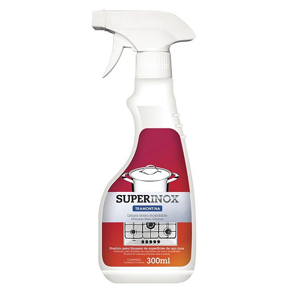 Spray para Polir e Remover Manchas Tramontina em Aço Inox 300 ml
