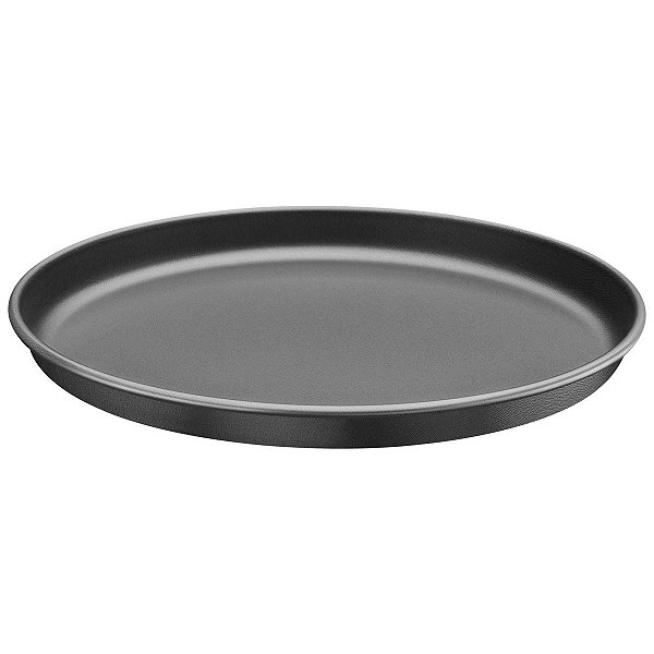 Assadeira para Pizza Tramontina Pizza em Alumínio com Revestimento Interno e Externo Antiaderente Starflon T1 Grafite 35 cm 2,5 L