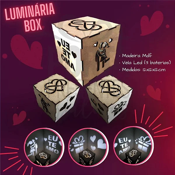 Luminária LED presente namorado criativo