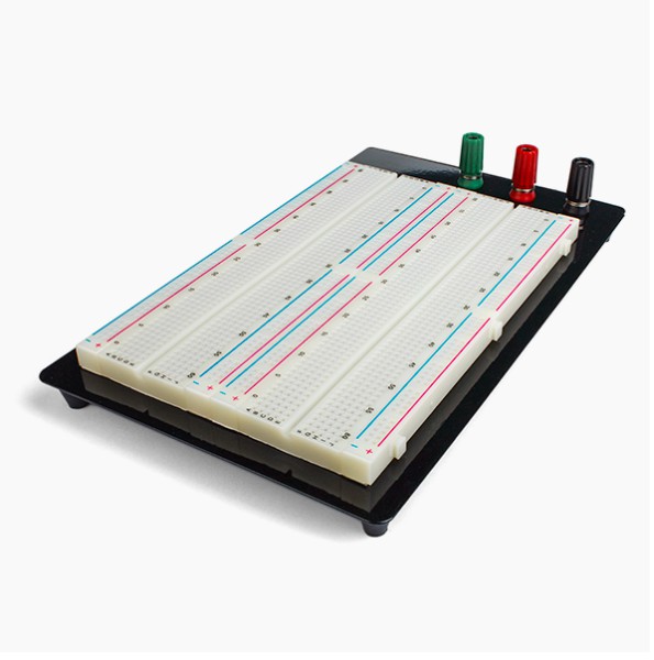 Protoboard 1660 Pontos Com Base Metálica