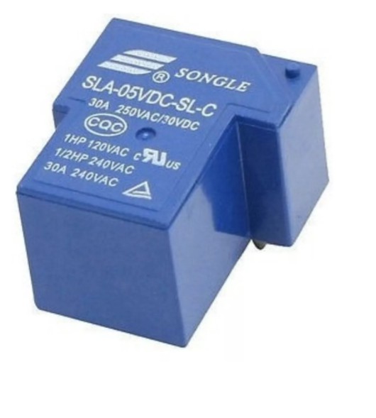Relê Alta Potência 5VDC 30A Relé SLA-05VDC-SL-C 6 Terminais