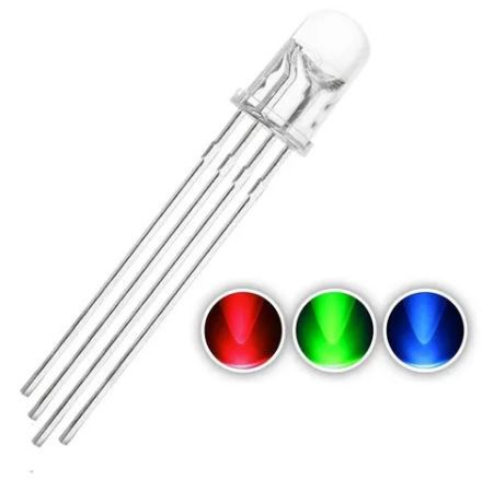 Led 5mm Ultra Brilho RGB Catodo Comum