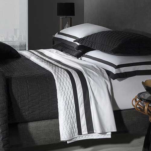 Jogo de Cama Casal Double Preto Sultan Naturalle Fashion