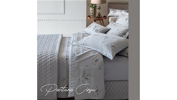 Jogo de Cama King 300 Fios Positano Naturalle Fashion