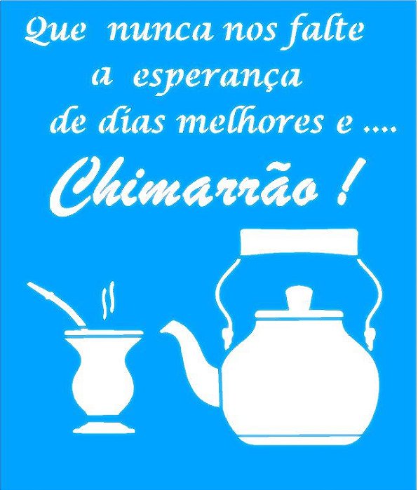 SRA-612 CHALEIRA, CUIA E FRASE CHIMARRÃO - 22X26