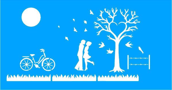 SRA-614 CASAL E BICICLETA - 34X17