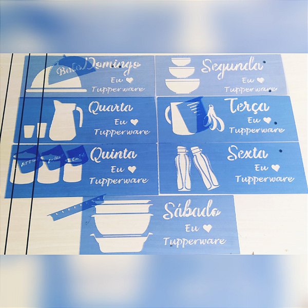 SRA-666 SEMANINHA TUPPERWARE 37X14 CADA FAIXA