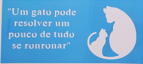 SRA-680 GATO E FRASE 2 - 35X15