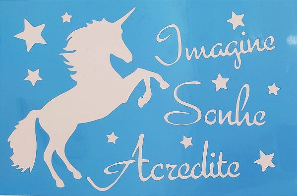 SRA-697 UNICÓRNIO E FRASE - 28X18