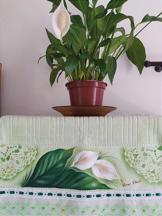 SRA-700 LÍRIO DA PAZ PARA TOALHA 21x11