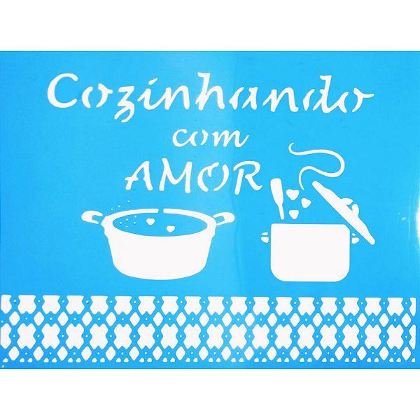 SRA-706 STENCIL PROJETO MINIMALISTA COZINHA 1 - 30X40