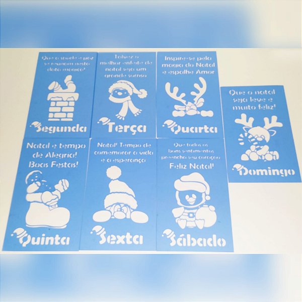 SRA-712 - SEMANINHA DE NATAL - FRASES DE NATAL (15x30 CADA FAIXA)