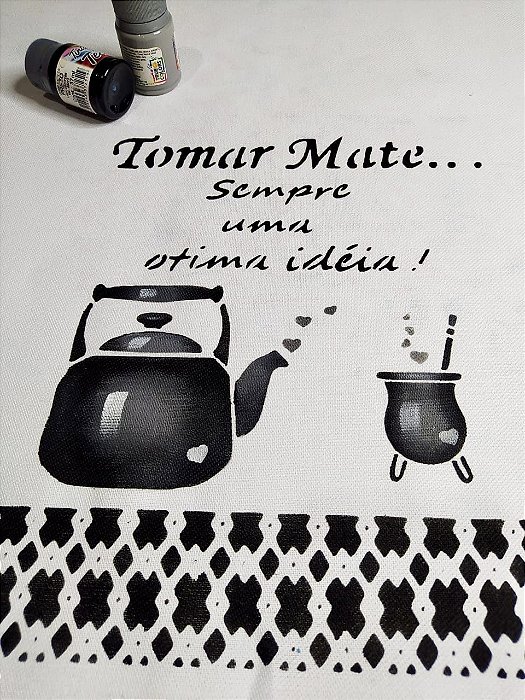 SRA-718 - CHIMARRÃO MINIMALISTA COM FRASE - 30x40