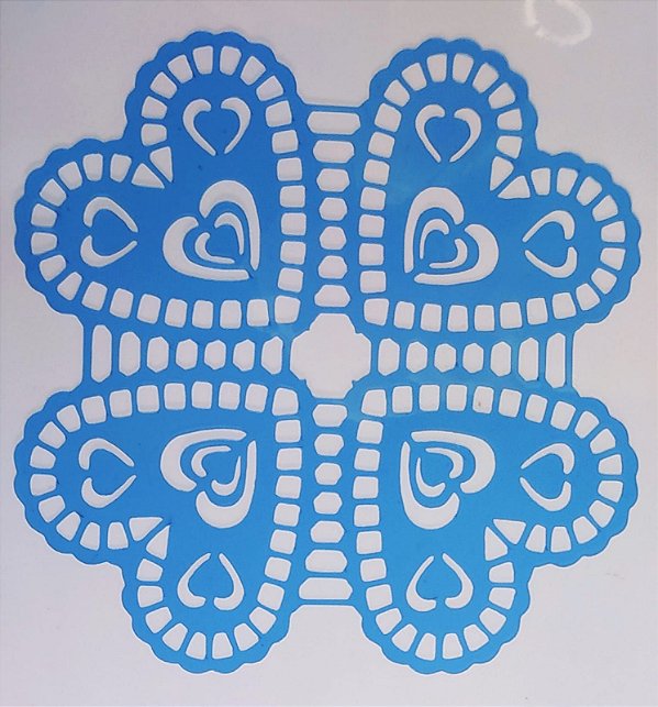 SRA-720 - ESTAMPARIA - CORAÇÕES - 17x17