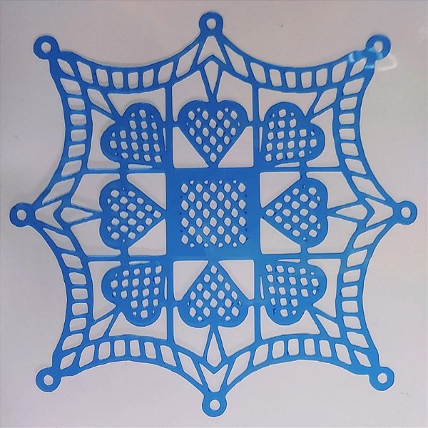 SRA-724 - ESTAMPARIA CORAÇÕES 2 - 18X18