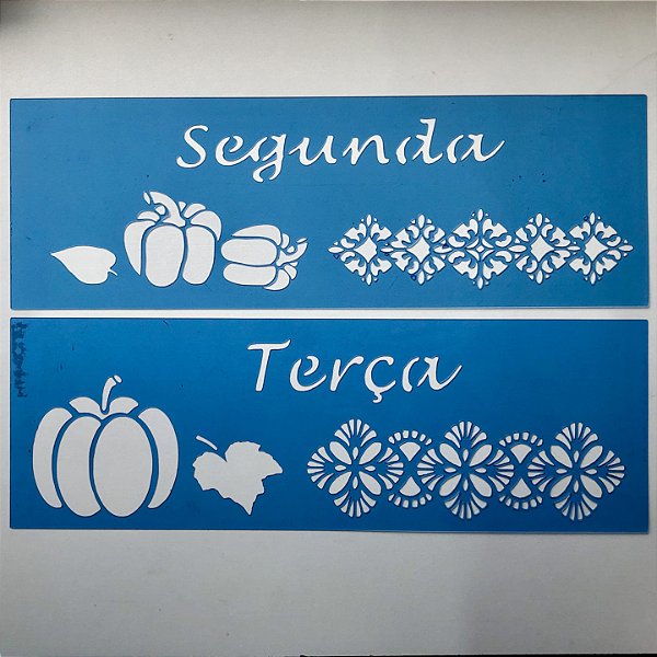 SRA-753 - SEMANINHA DE LEGUMES - 12x38 CADA FAIXA