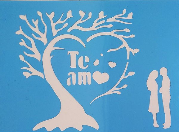 SRA-822 - ÁRVORE COM ESCRITA TE AMO - 14x18