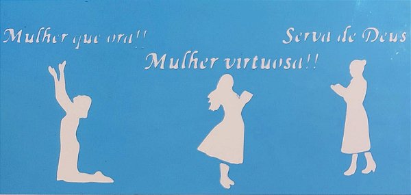 SRA-843 SILHUETA MULHERES - 30X14