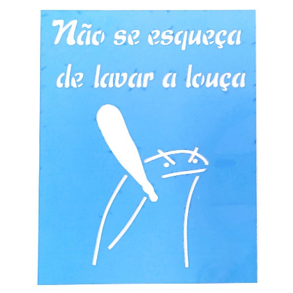 SRA-856 FLORK FRASE LOUÇA - 16X20