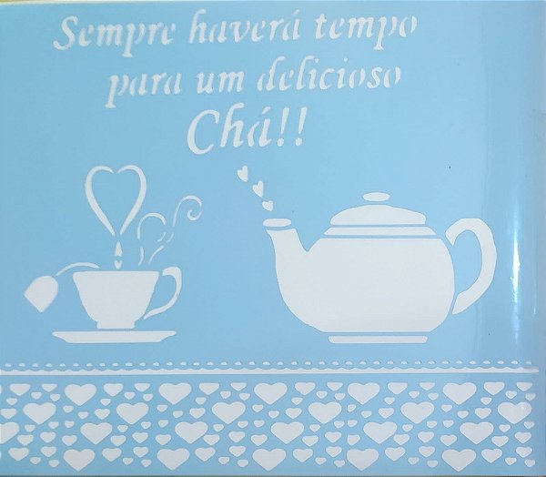 SRA-887 - CHÁ COM FRASE MINIMALISTA - 30x40