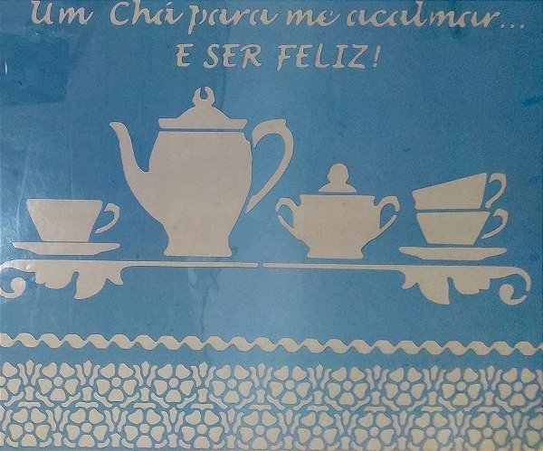 SRA-889 - CHÁ COM FRASE MINIMALISTA - 30x40