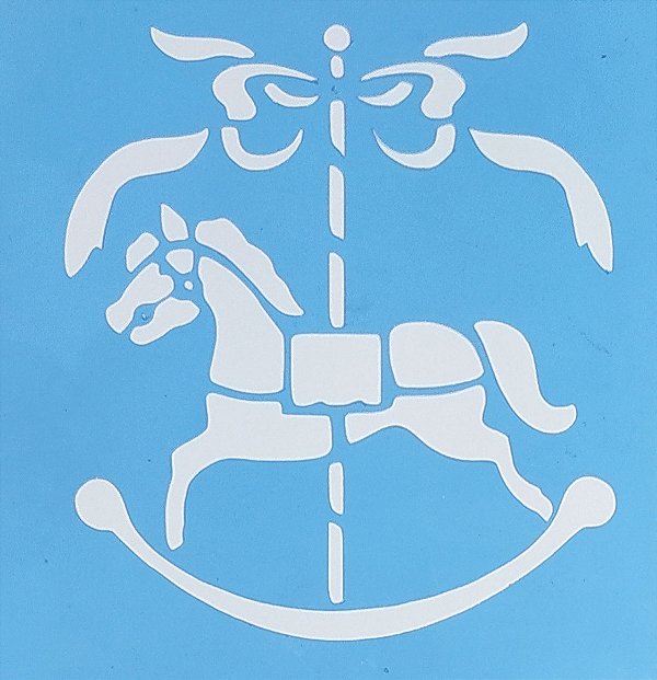 SRA-1025 - CAVALINHO CARROSSEL - 15cm x 15cm