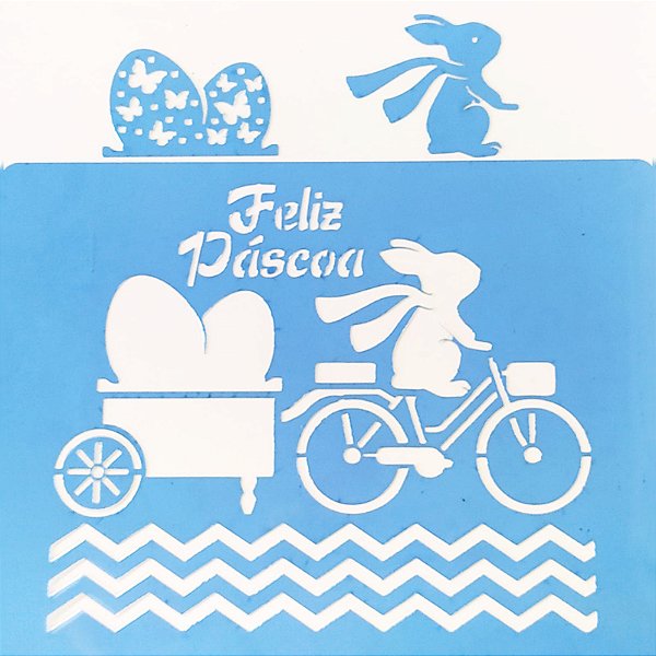 SRA-1051 - COELHO E BICICLETA - 30x40