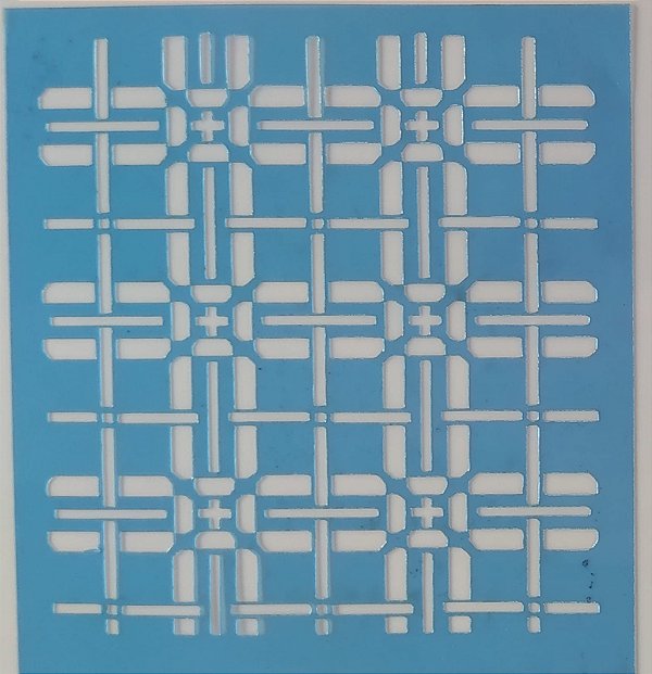 SRA-1072 - ESTAMPARIA XADREZ 2 - 18x16